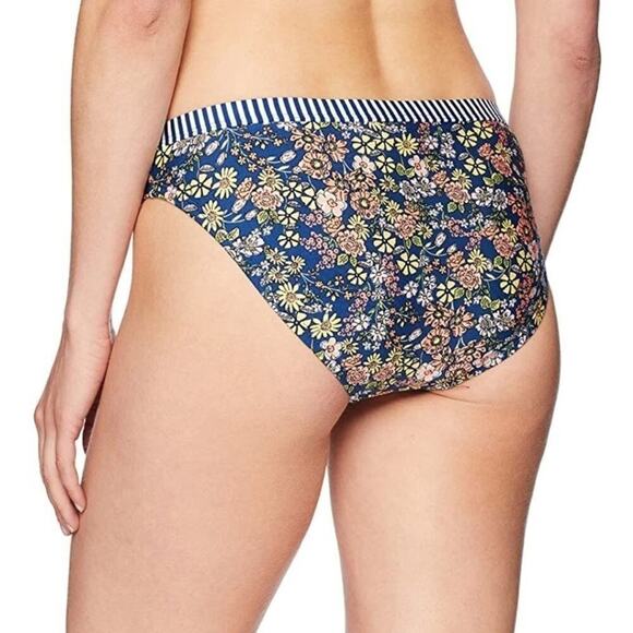 Kenneth Cole floral tie crop hipster bikini swimsuit size‎ Xl new!! - Picture 5 of 10